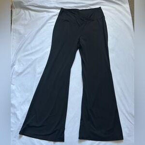 SHEIN Classic Black Wide-Leg legging Pants